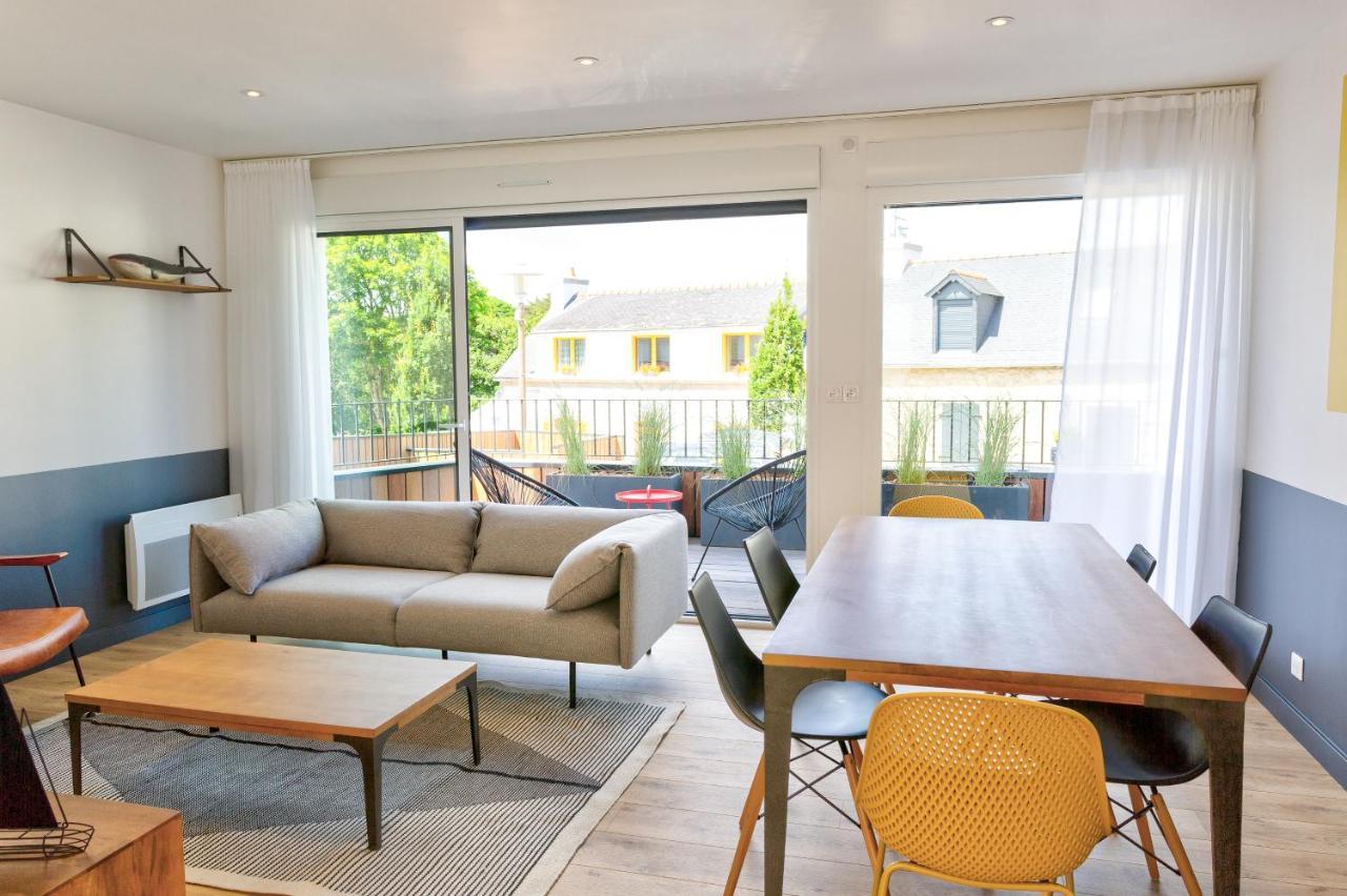 Residence Du Phare - 4 Appartements - 2 Chambres - Vue Mer Ou Terrasse Combrit Exterior foto