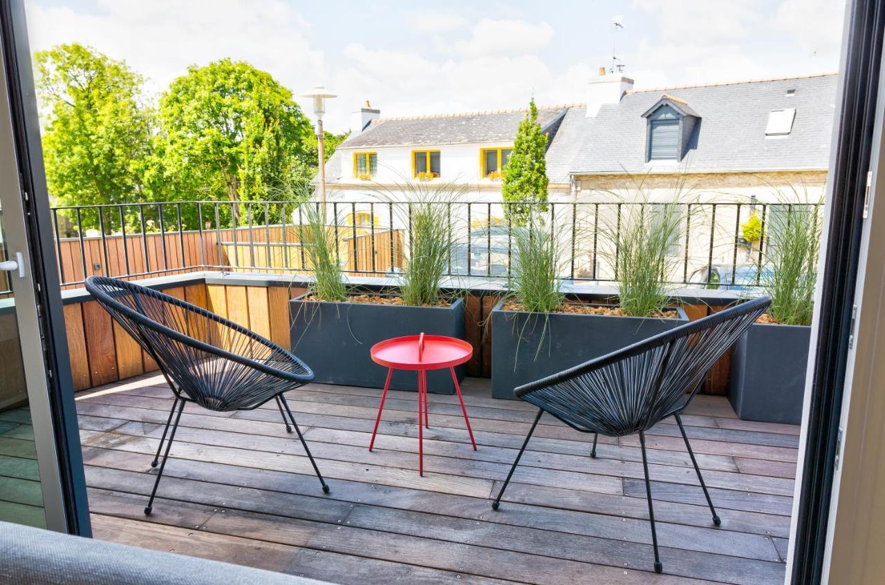 Residence Du Phare - 4 Appartements - 2 Chambres - Vue Mer Ou Terrasse Combrit Exterior foto